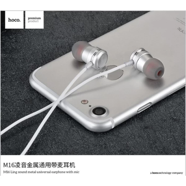 هندزفری HOCO M16 Ling sound metal universal