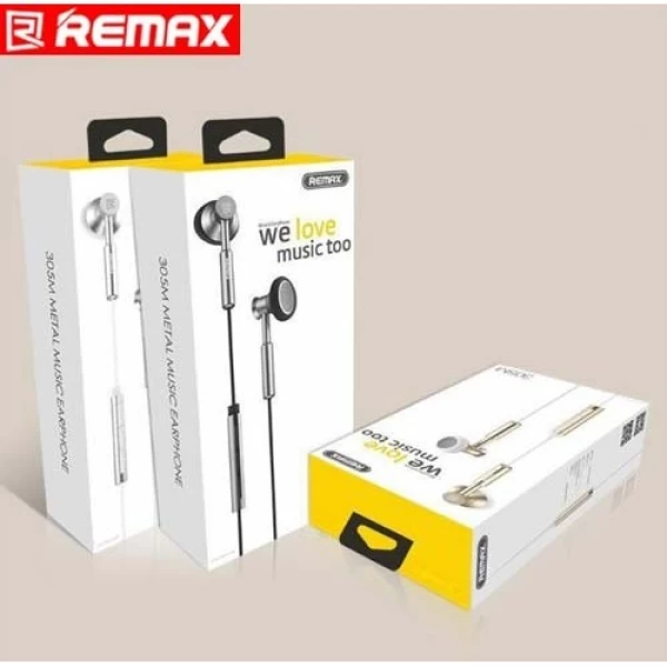 هندزفری ریمکس Remax RM-305M Metal Music Earphone