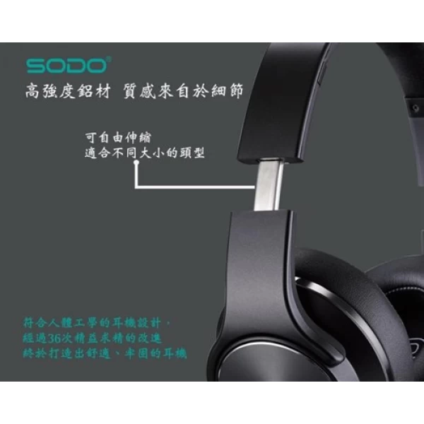 هدفون بلوتوث و اسپیکر سودو SODO MH5