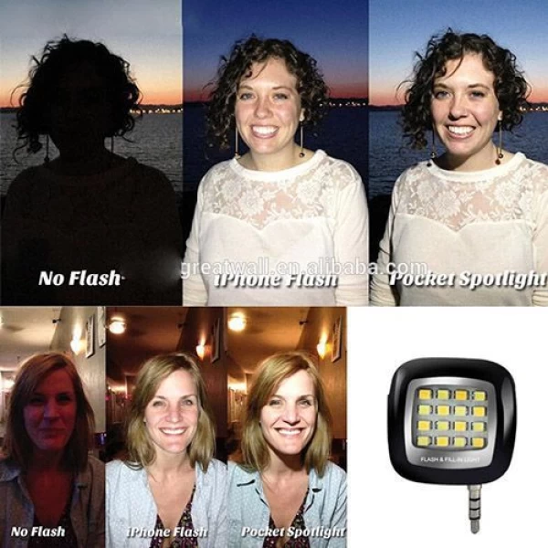 فلش LED سلفی موبایل
