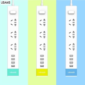 سه راهی برق و شارژر یوسمز Usams US-ZB006