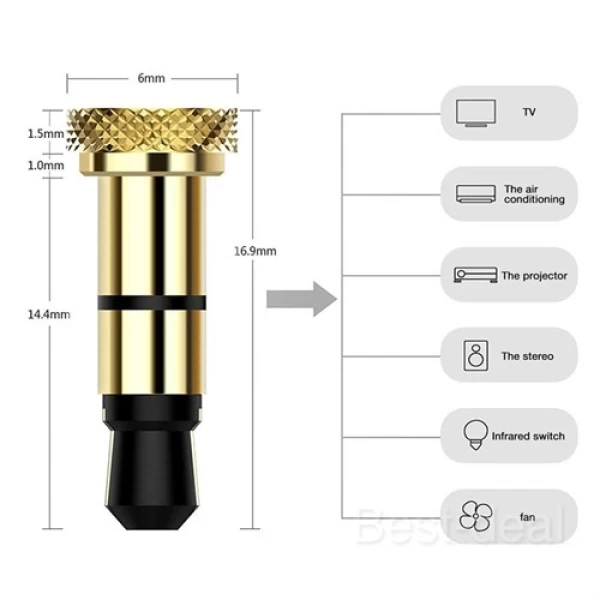 ریموت هوشمند بیسوس Telecontrol Elves Red Nail