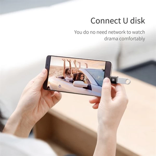 رابط تبدیل بیسوس Baseus USB To Type-C 2.4A