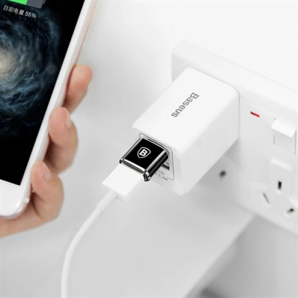 رابط تبدیل بیسوس Baseus USB To Type-C 2.4A