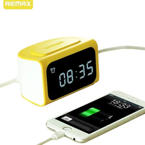 ساعت رومیزی و هاب 4 پورت ریمکس Remax RMC-05