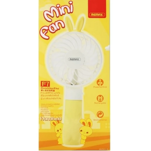 پنکه دستی شارژی Remax F7 Rabbit