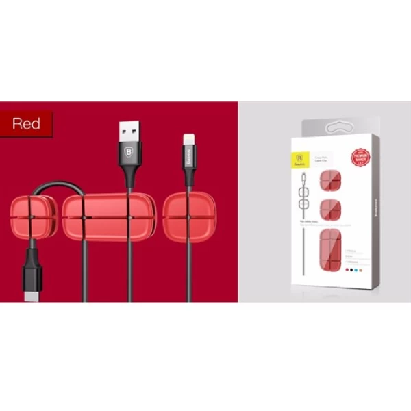 گیره نگهدارنده ی کابل بیسوس Baseus Cross Peas Cable Clip