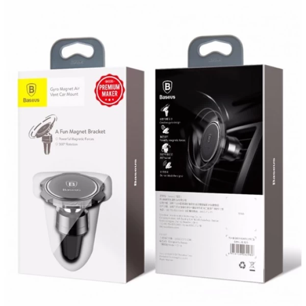پایه نگهدارنده آهن ربایی بیسوس Baseus Gyro Magnet Air Vent Car Mount