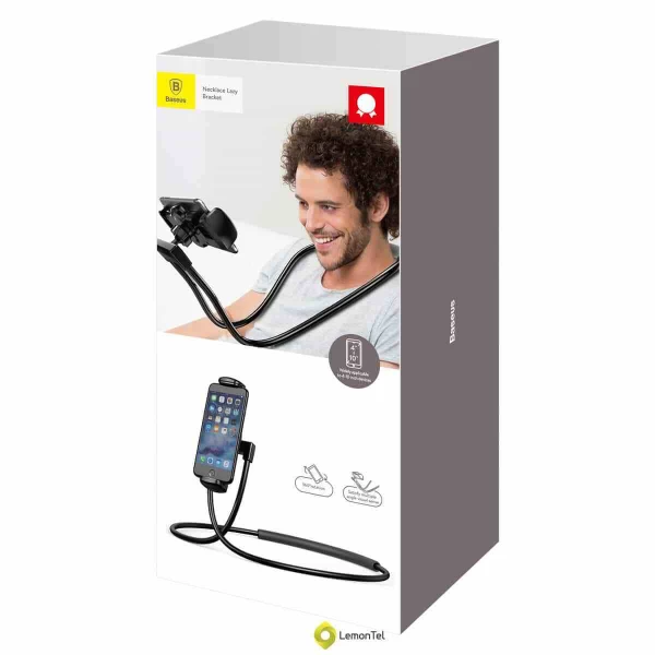 هولدر گردنی و مونوپاد بیسوس Baseus Necklace Lazy Bracket LR01