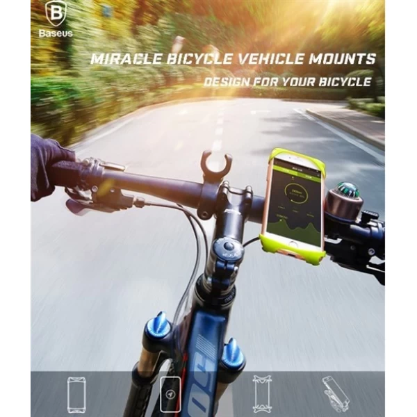 هولدر دوچرخه و موتور موبایل بیسوس Baseus Miracle bicycle vehicle mounts SUMIR-BY01
