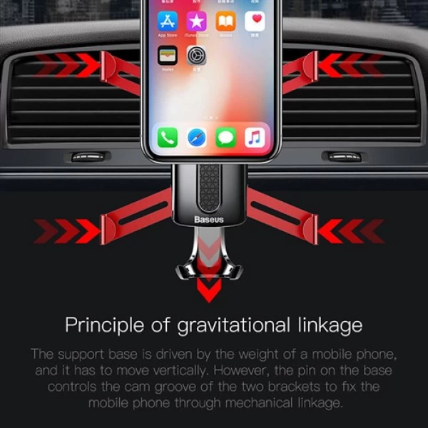 هولدر بیسوس Baseus Spiderman Gravity Car Mount