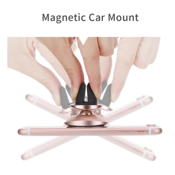 پایه نگهدارنده آهن ربایی راک Rock Space Universal Air Vent Magnetic Car Mount C