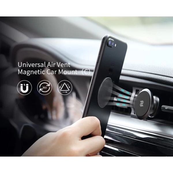 پایه نگهدارنده آهن ربایی راک Rock Space Universal Air Vent Magnetic Car Mount C