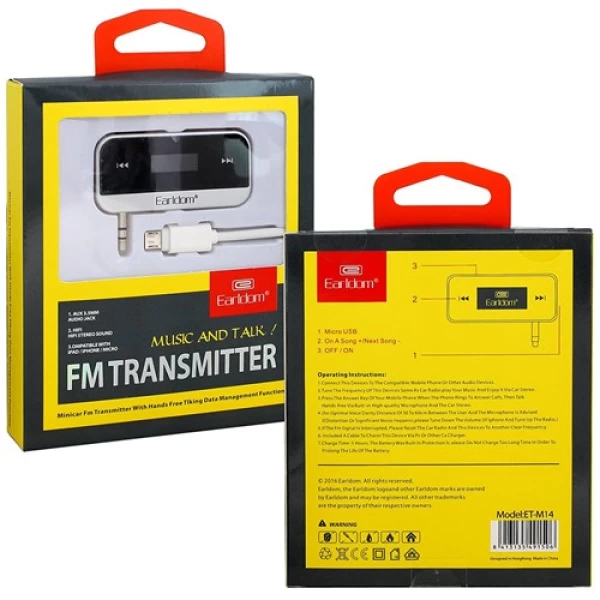 فرستنده اف ام اتومبیل ایرلدوم Earldom ET-M14