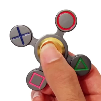 اسپینر فلزی طرح دسته پلی استیشن Fidget Spinner Metal Joystick