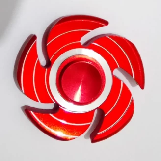 اسپینر فلزی طرح چرخ رنگی Fidget Spinner Metal Wheel Red