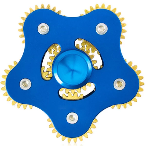 اسپینر چرخ دنده ای 5 پره فلزی Fidget Spinner Metal Gear