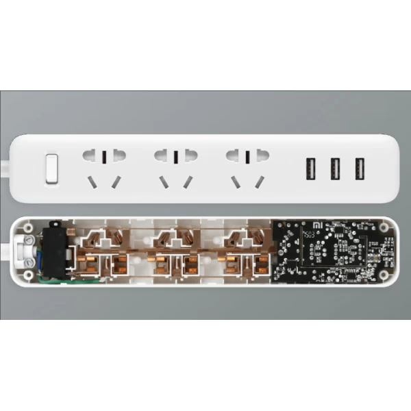 سه راهی برق USB دار شیائومی Xiaomi XMCXB01QM Power Strip