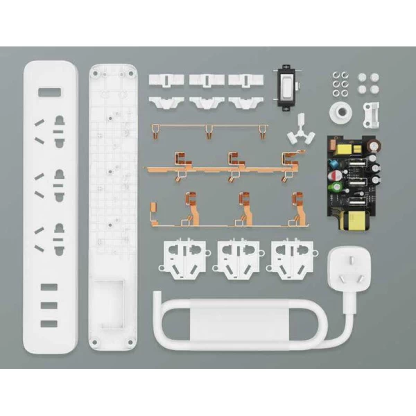 سه راهی برق USB دار شیائومی Xiaomi XMCXB01QM Power Strip