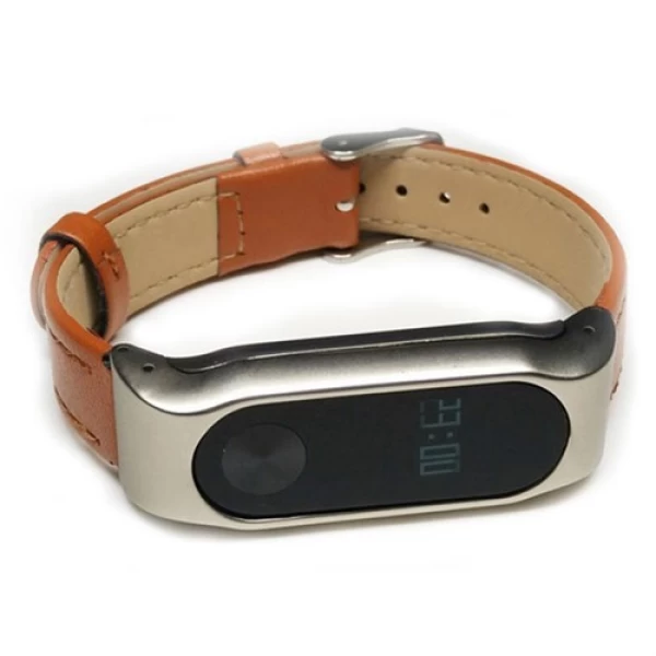 بند چرمی دستبند هوشمند شیائومی مدل Mi Band 2 Leather Strap-4