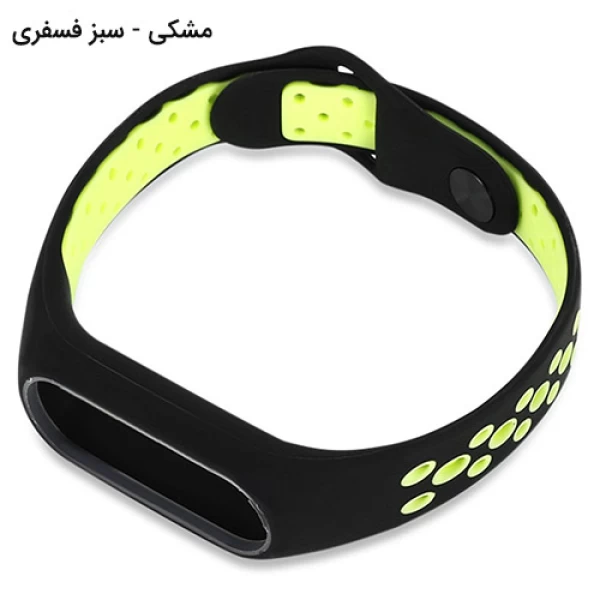 بند سیلیکونی طرح نایکی دستبند سامتی شیائومی Mi Band 2 Ventilate Nike