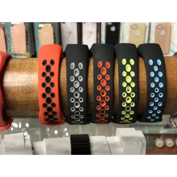 بند سیلیکونی طرح نایکی دستبند سامتی شیائومی Mi Band 2 Ventilate Nike