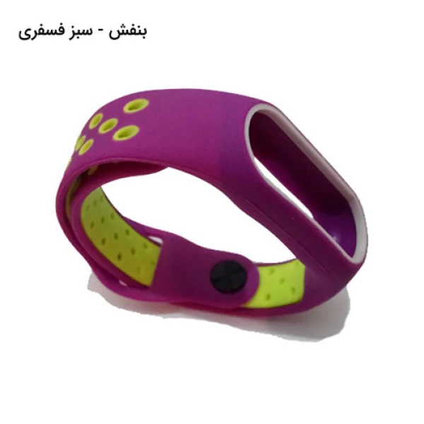 بند سیلیکونی طرح نایکی دستبند سامتی شیائومی Mi Band 2 Ventilate Nike