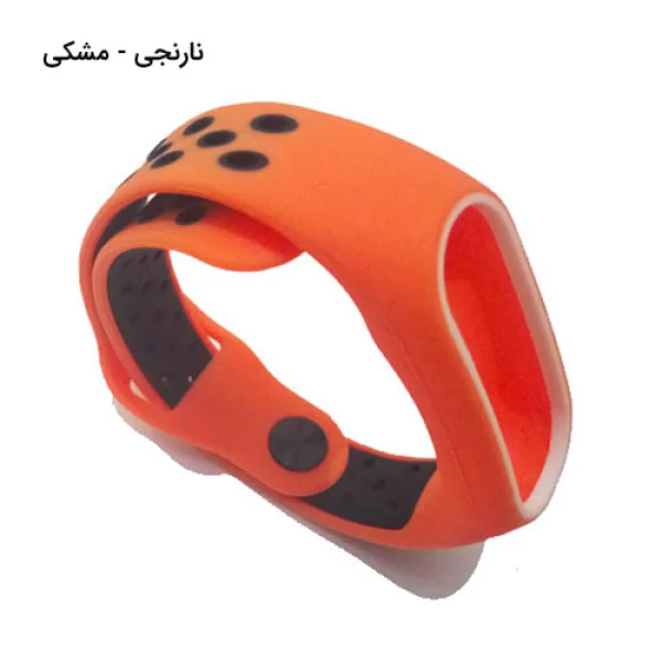بند سیلیکونی طرح نایکی دستبند سامتی شیائومی Mi Band 2 Ventilate Nike