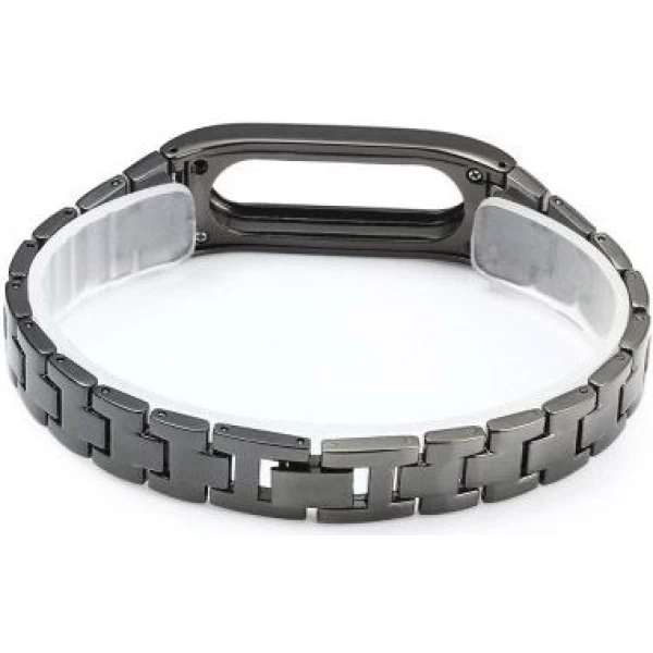 بند مچ بند هوشمند شیائومی Mi Band 2 Metal Strap