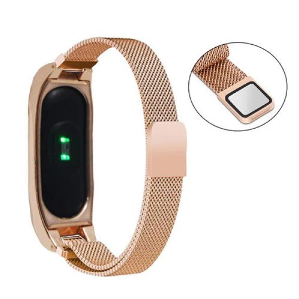 بند مچ بند هوشمند شیائومی مدل Mi Band 2 Stainless Steel Magnetic