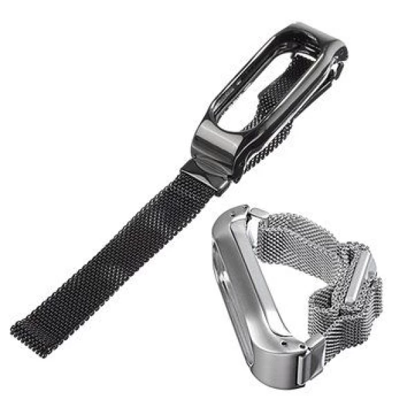 بند مچ بند هوشمند شیائومی مدل Mi Band 2 Stainless Steel Magnetic