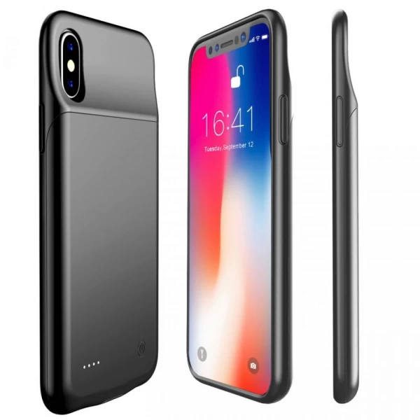 بک کاور و پاوربانک 3200 میلی آمپر iPhone X Battery Case