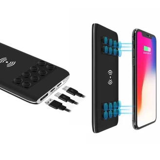 پاوربانک وایرلس 8000 میلی آمپر Wosun LWC-S8 با پد نگهدارنده