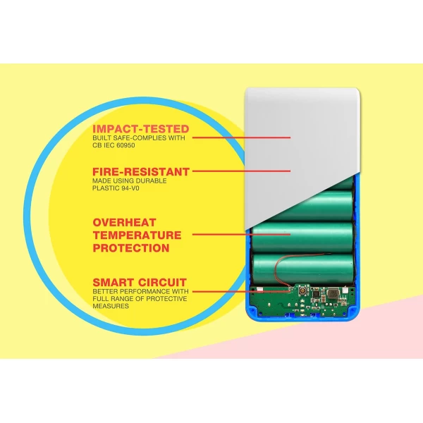 پاوربانک 20100 میلی آمپر ای دیتا مدل Adata P20100