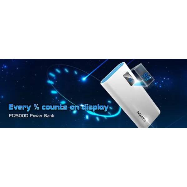 پاوربانک 12500 میلی آمپر ای دیتا مدل Adata P12500D