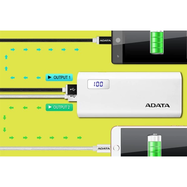 پاوربانک 12500 میلی آمپر ای دیتا مدل Adata P12500D