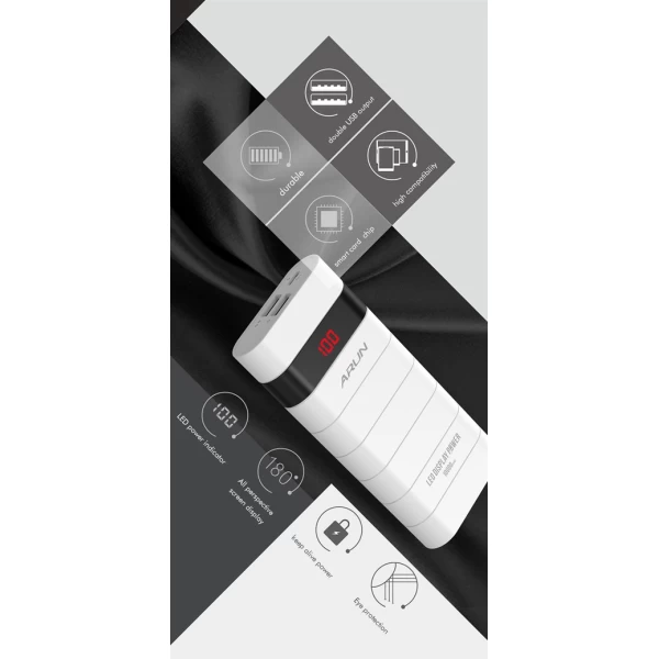 پاوربانک 10000 میلی آمپر آرون ARUN Joyful Y305D