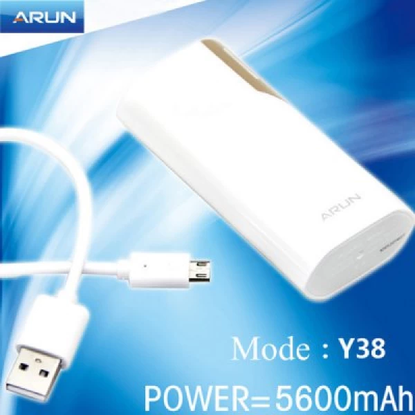 پاوربانک 5600 میلی آمپر آرون ARUN Y38A