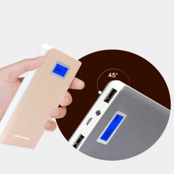 پاوربانک 10000 میلی آمپر اوی Awei P83K