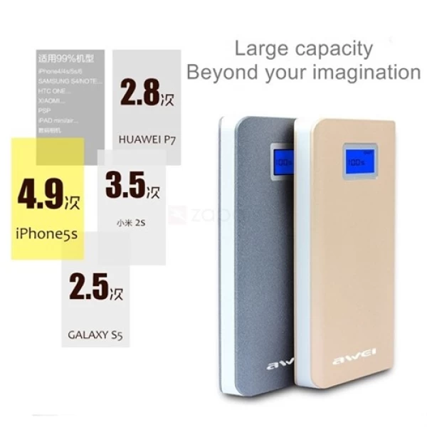پاوربانک 10000 میلی آمپر اوی Awei P83K