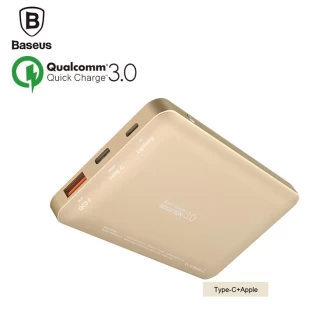 پاوربانک 10000 میلی آمپر شارژ سریع بیسوس Baseus Quick Charge 3.0 با پورت لایتنینگ