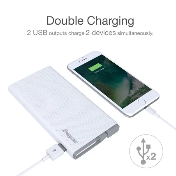 پاوربانک 10000 میلی آمپر انرجایزر Energizer UE 10004