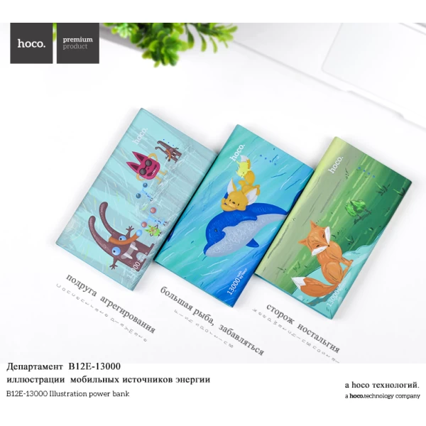 پاوربانک 13000 میلی آمپر هوکو مدل Hoco B12E