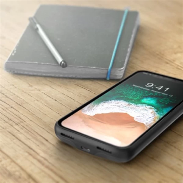 بک کاور و پاوربانک 3200 میلی آمپر iPhone X Battery Case