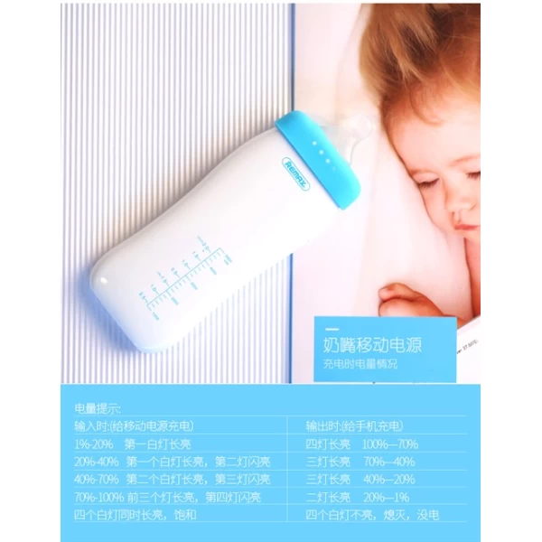 پاوربانک 5500 میلی آمپر ریمکس Remax Milky Bottle RPP-29