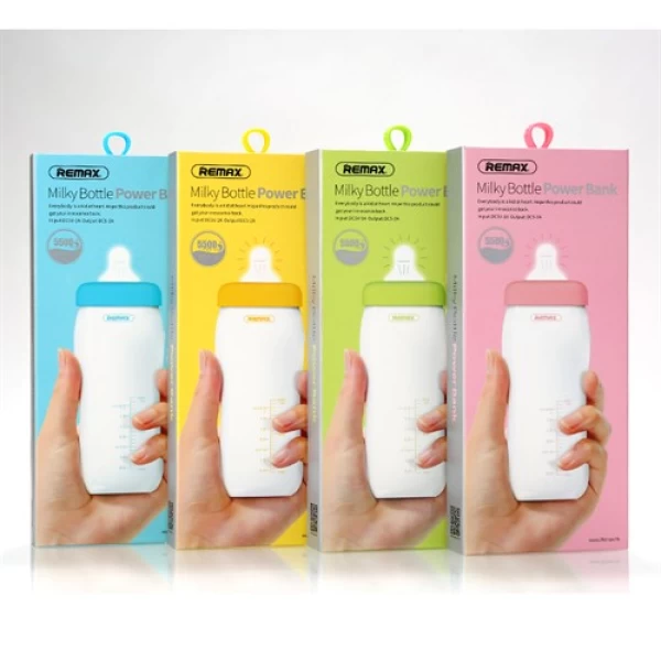 پاوربانک 5500 میلی آمپر ریمکس Remax Milky Bottle RPP-29