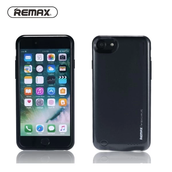 بک کاور و پاوربانک 2400 میلی آمپر ریمکس Remax PN-01 مناسب Apple iPhone  7