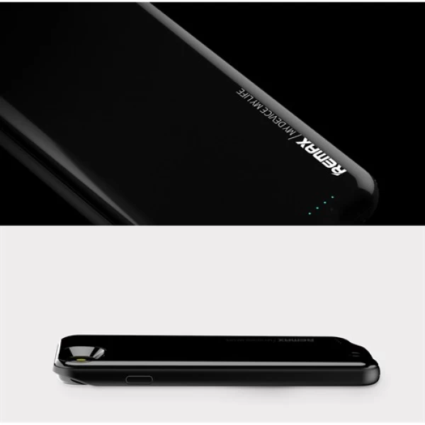 کاور و پاوربانک 3400 میلی آمپر ریمکس PN-02 برای Apple iPhone 7 Plus