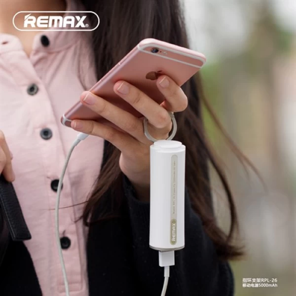 پاوربانک 5000 میلی آمپر ریمکس Remax RPL-26 Ring Holder