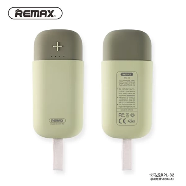 پاوربانک 5000 میلی آمپر ریمکس Remax RPL-32 Camaroon